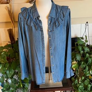 Darling Chambray Top (155)